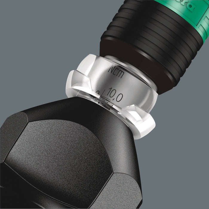 Wera Series 7400 Kraftform adjustable torque screwdrivers (0.1-3.0 Nm) with Rapidaptor quick-release chuck, 7432 x 0.90-1.50 Nm 05074774001, view 8