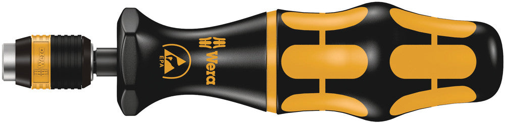 Series 7400 ESD Kraftform torque screwdrivers with a customised factory pre-set measurement value, handle size 89 mm