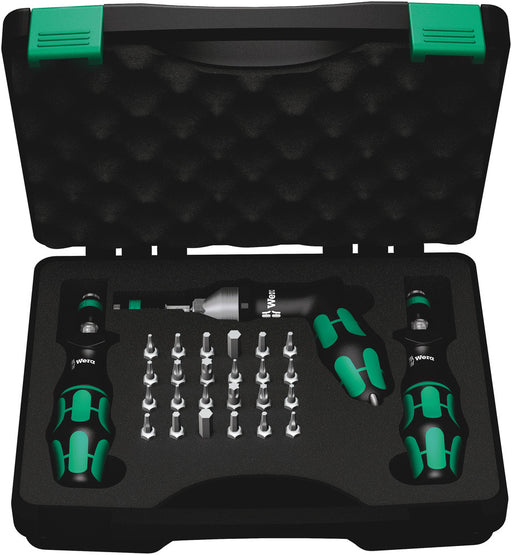 Wera 7445/46/47 Kraftform torque screwdriver set 2.5-55.0 in.lbs., 27 pieces 05350451001, view 2