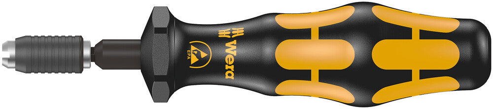 Series 7400 ESD Kraftform torque screwdrivers with a customised factory pre-set measurement value, with quick-release chuck
