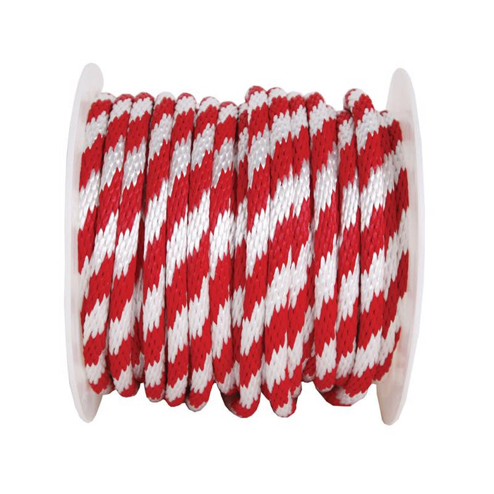 Koch Industries 5/8 in. D X 140 ft. L Red/White Solid Braided Polypropylene Derby Rope