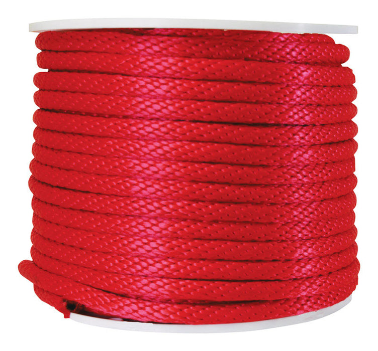Koch Industries 5/8 in. D X 140 ft. L Red Solid Braided Polypropylene Derby Rope