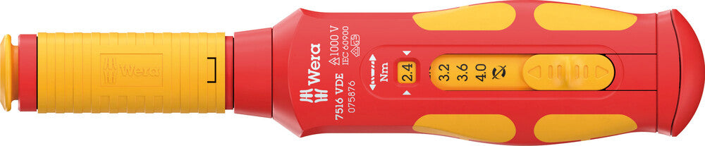 7516 VDE Kraftform Safe-Torque Speed Torque screwdriver, 2.4-4.0 Nm