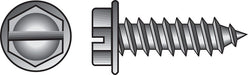 HILLMAN No. 8 X 1-1/4 in. L Slotted Hex Washer Head Sheet Metal Screws 100 pk