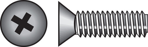 HILLMAN No. 8-32 X 2-1/2 in. L Phillips Flat Head Zinc-Plated Steel Machine Screws 100 pk