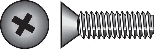 HILLMAN No. 10-32 X 2 in. L Phillips Flat Head Zinc-Plated Steel Machine Screws 100 pk
