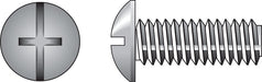 HILLMAN No. 8-32 X 3/4 in. L Combination Truss Head Zinc-Plated Steel Machine Screws 100 pk
