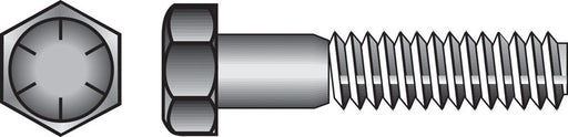 HILLMAN 5/16 in. D X 3-1/2 in. L Heat Treated Steel Hex Head Cap Screw 50 pk