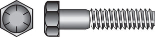 HILLMAN 5/16 in. D X 5 in. L Heat Treated Steel Hex Head Cap Screw 50 pk