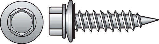 HILLMAN No. 10 X 3 in. L Hex Hex Head Self-Piercing Screws 50 pk
