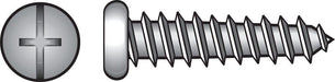 HILLMAN No. 6 X 1/2 in. L Phillips/Slotted Pan Head Sheet Metal Screws 100 pk