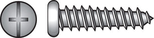 HILLMAN No. 14 X 1 in. L Phillips/Slotted Pan Head Sheet Metal Screws 100 pk