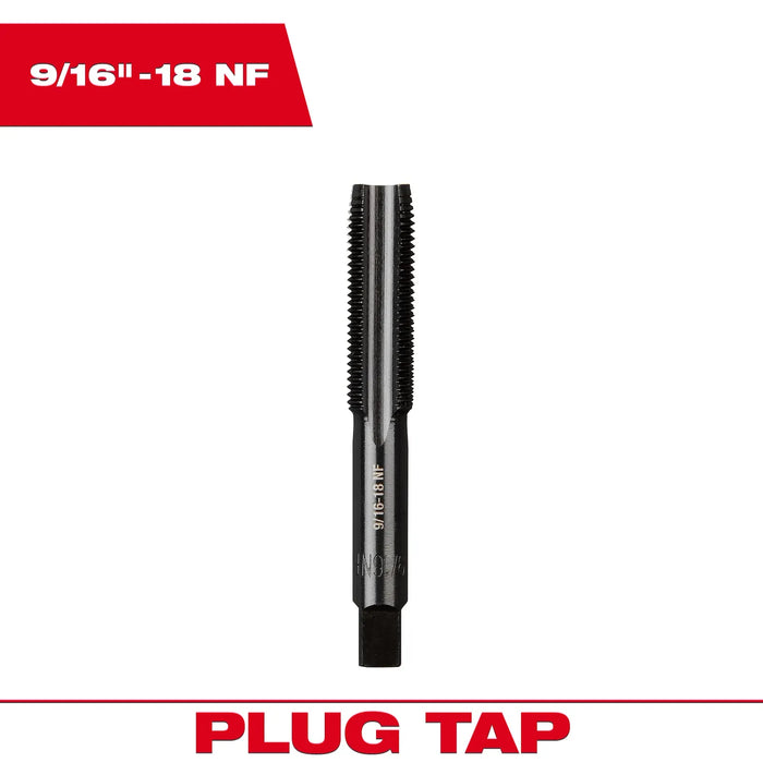 Milwaukee 9/16"-18 NF Straight Flute Plug Tap 49-57-5168