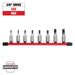 Milwaukee 8pc 3/8in. Drive Hex Bit Socket Set - SAE 48-22-9542, main product view