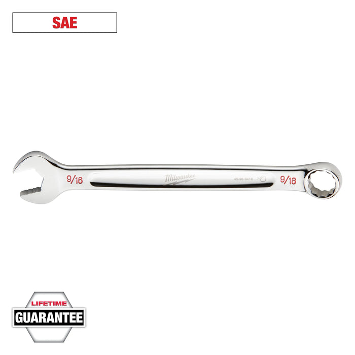Milwaukee 9/16 in. X 9/16 in. SAE Combination Wrench 1 pc 45-96-9418, main product view