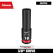Milwaukee SHOCKWAVE Impact Duty Socket 3/8in Drive 10MM Deep 6 Point 49-66-6152, main product view
