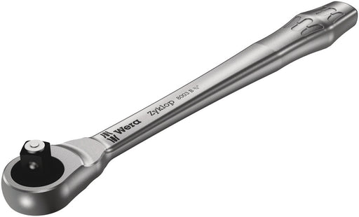 Wera 8003 B Zyklop Metal Ratchet with push-through square and 3/8" drive, 3/8" x 222 mm 05004033001, view 2