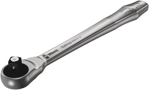 Wera 8003 C Zyklop Metal Ratchet with push-through square and 1/2" drive, 1/2" x 281 mm 05004063001, view 2