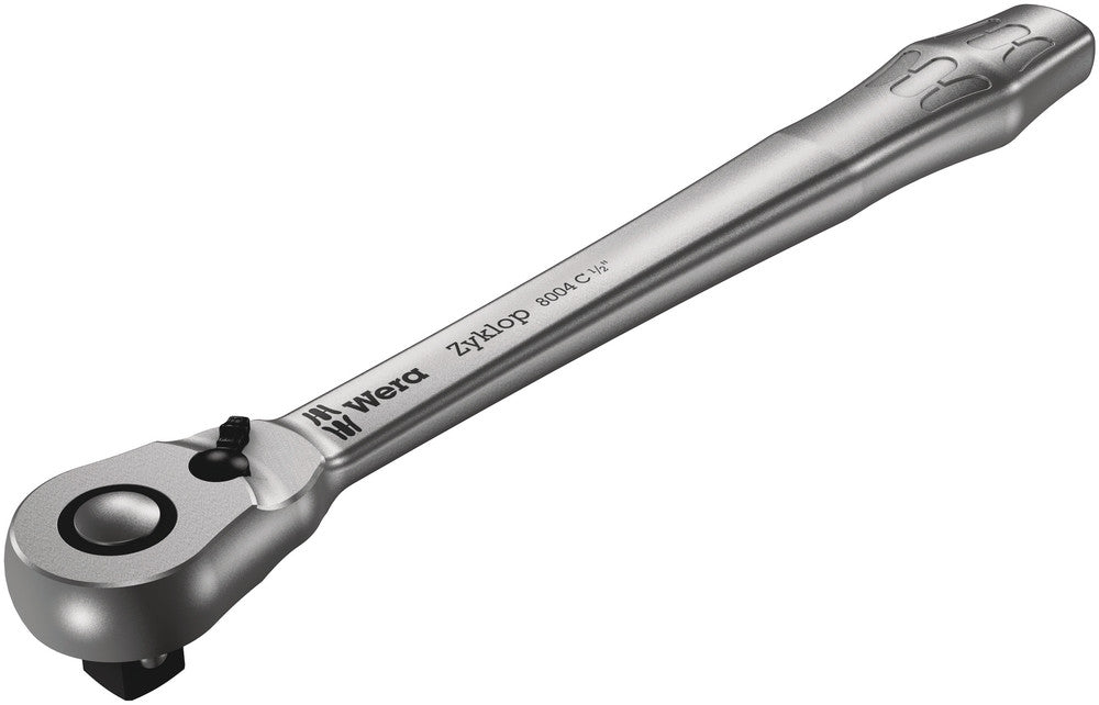 Wera 8004 C Zyklop Metal Ratchet with switch lever and 1/2" drive, 1/2" x 281 mm 05004064001, view 2