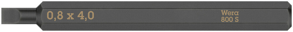 800 S Slotted bits for impact screwdrivers