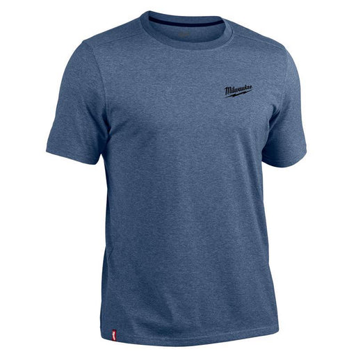 TEE SHIRT WORK BLUE SS M