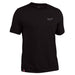 TEE SHIRT WRK BLK SS XL