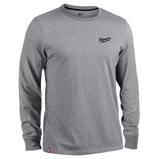 TEE SHIRT WORK GRY LS M