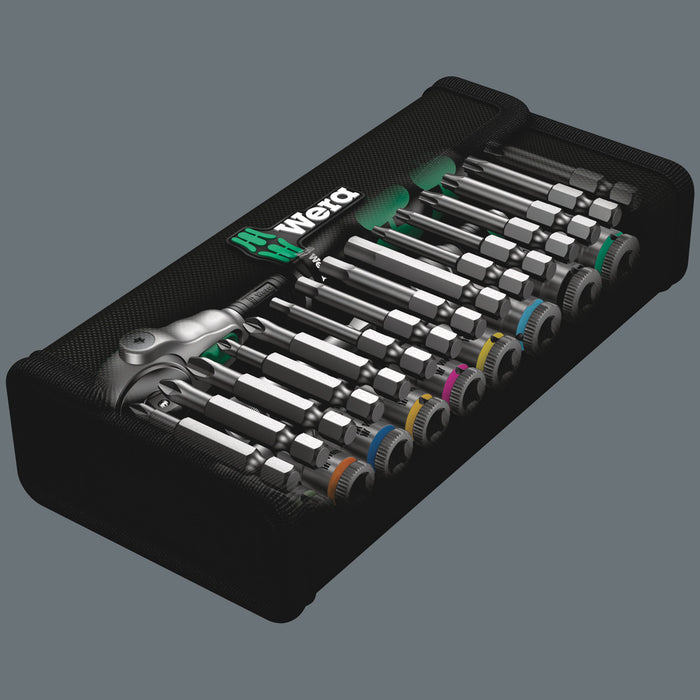 Wera 8100 SA 6 Zyklop Speed Ratchet Set, 1/4" drive, metric, 28 pieces 05004016001, view 11