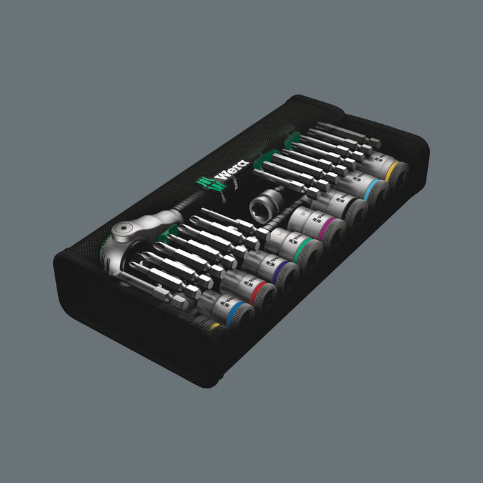 Wera 8100 SB 9 Zyklop Speed Ratchet Set, 3/8" drive, imperial, 29 pieces 05004049001, view 10