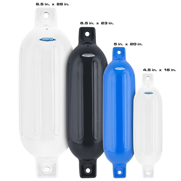 Shoreline Marine Promotional Fender Kit Multi, 6.5-Inch x 23-Inch
