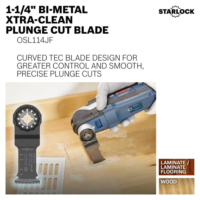 BOSCH Starlock Oscillating Multi Tool Wood Curved
