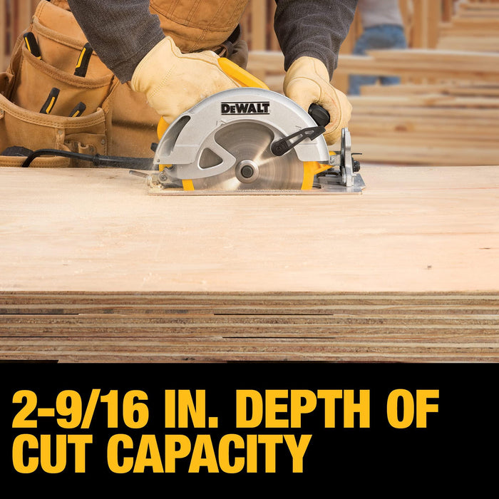 DEWALT 7-1/4-Inch Circular Saw, Lightweight, Corded (DWE575)