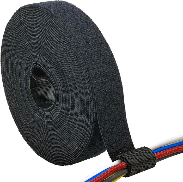 Hook and Loop Cable Tie Roll, 3/4 inch x 25 yards 10 pack Free Shipping