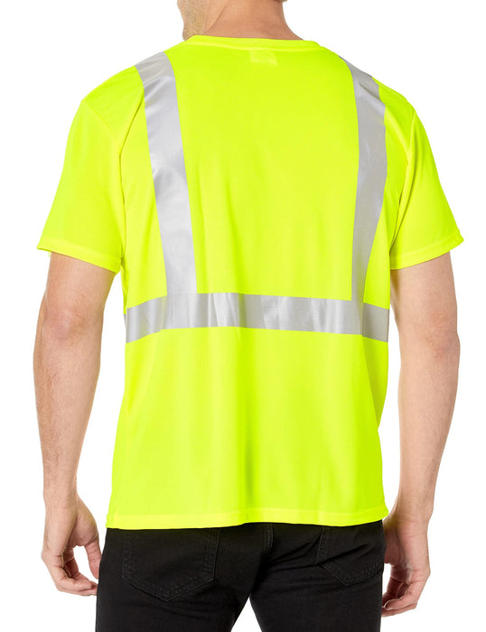 Radians unisex adult St11 Industrial Safety Shirt Short Sleeve, Safety Green, X-Large US