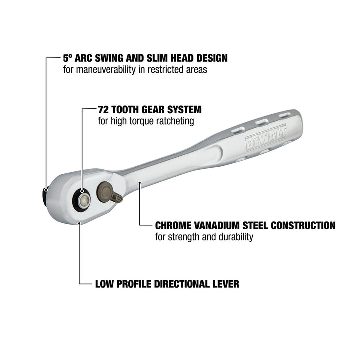 DEWALT DWMT81096 Quick Release Ratchet