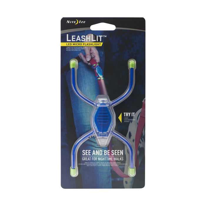 Nite Ize LeashLit, LED Micro Flashlight With Bendable Gear Tie for Attaching to Leashes, Treat Bags, and More