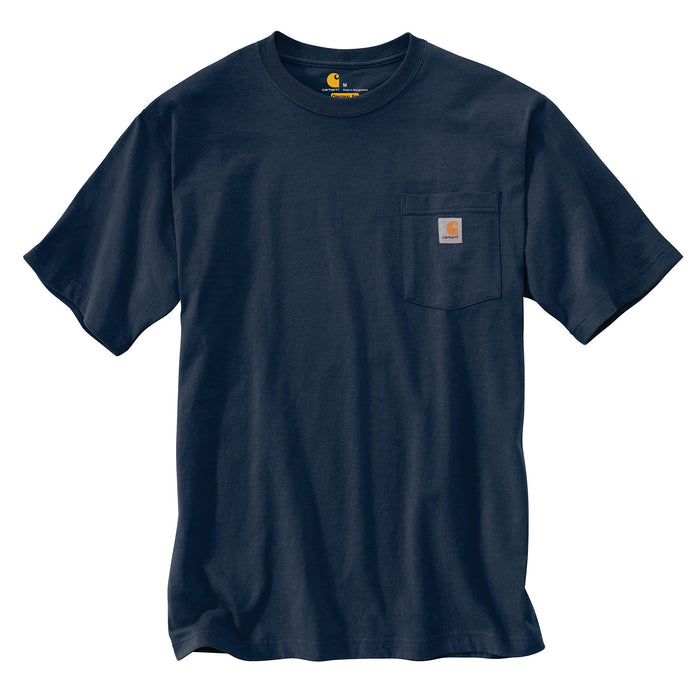CarharttmensLoose Fit Heavyweight Short-Sleeve Pocket T-ShirtNavy2X-Large