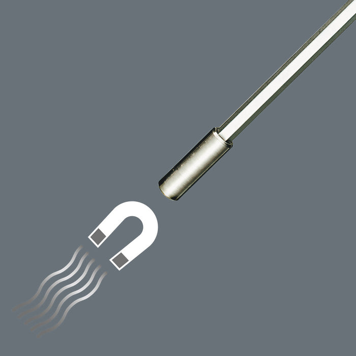 Wera 812/1 Bitholding screwdriver with strong permanent magnet, 1/4" x 120 mm 05051205001, view 2
