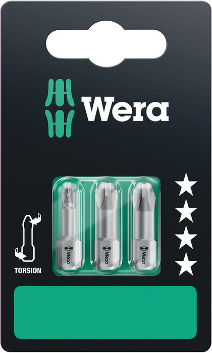 Wera 851/1 TZ SB bits, PH 1 x 25 mm, 2 pieces - Pack of 5 05073323001, view 2