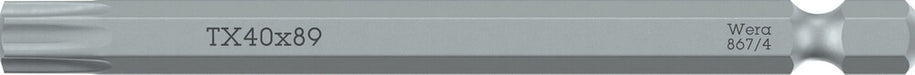 Wera 867/4 Z TORX® bits, TX 40 x 89 mm - Pack of 10 05060192001, view 2