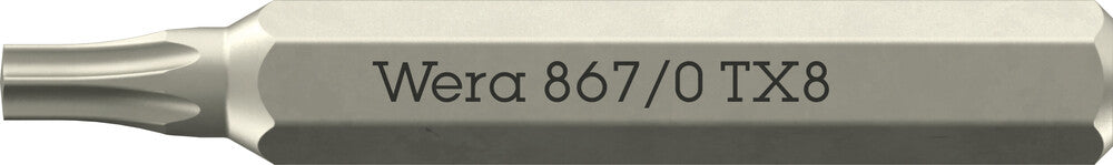 867/0 Micro bits for TORX® socket screws