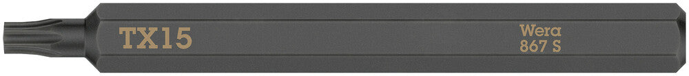 867 S TORX® bits for impact screwdrivers