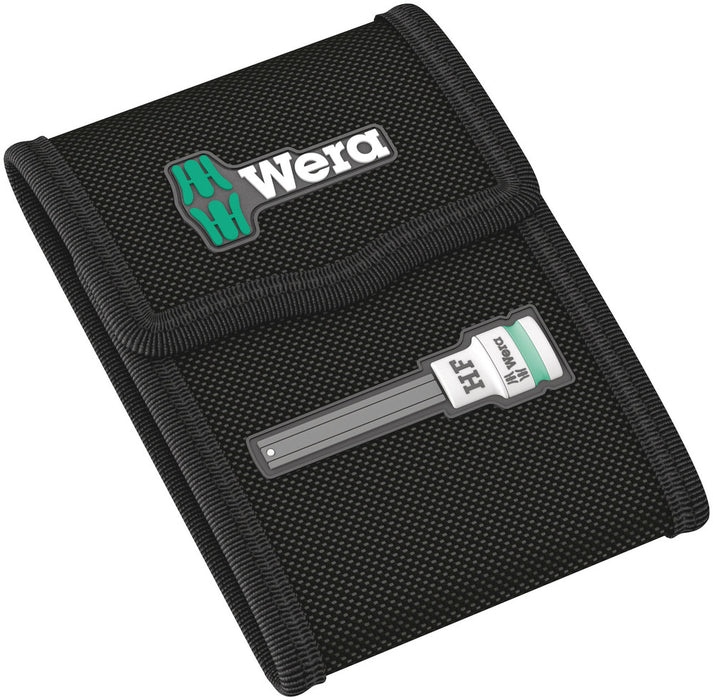 Wera 8740 A HF 1 Zyklop bit socket set with holding function, 1/4" drive, 5 pieces 05003345001, view 2