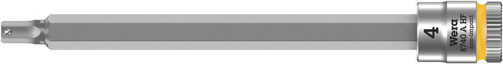 8740 A HF Zyklop bit socket with holding function, 1/4" drive