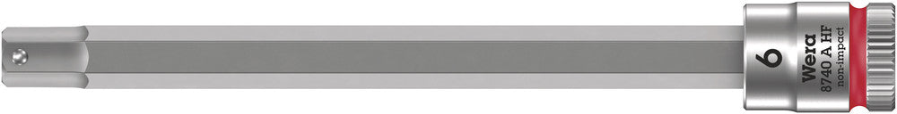8740 A HF Zyklop bit socket with holding function, 1/4" drive