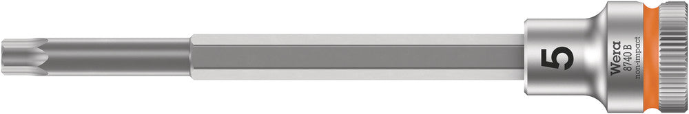 8740 B Zyklop Bit socket with 3/8" drive, with extra slim profile area
