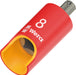 Wera 8740 A VDE HF Zyklop Bit socket, insulated, with 1/4" drive, with holding function for hexagonal socket screws, 8 x 47 mm 05005904001, view 2