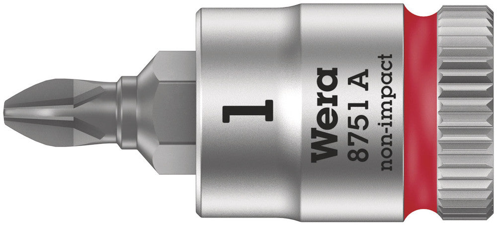 8751 A Phillips Zyklop bit socket, 1/4" drive