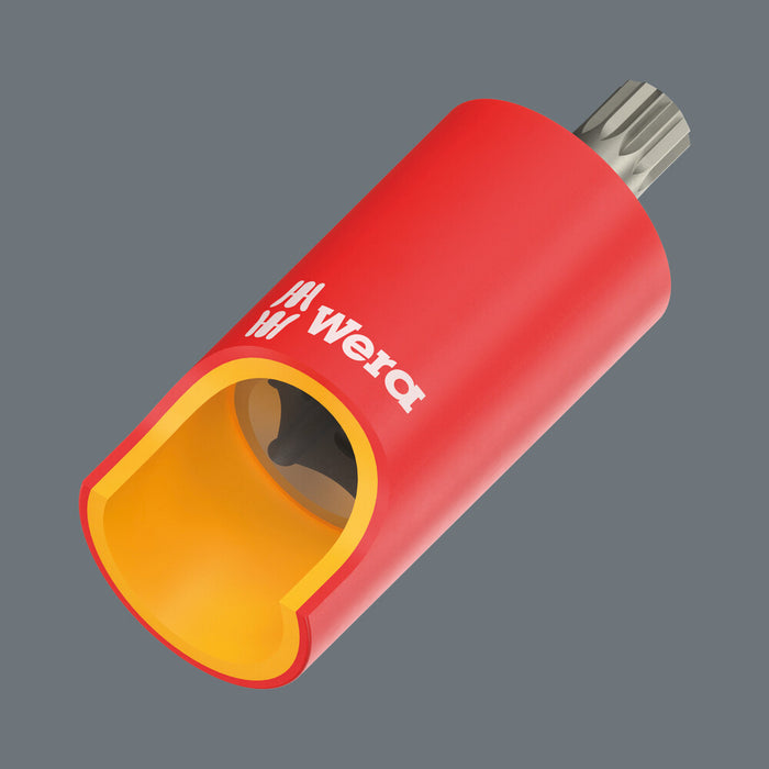 Wera 8760 B VDE XZN Zyklop bit socket, insulated, 3/8" drive, for multi-point socket screws, M 8 x 59 mm 05004940001, view 3