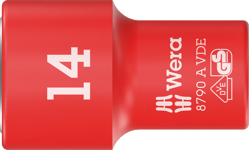 8790 A VDE Zyklop Socket, insulated, with 1/4" drive